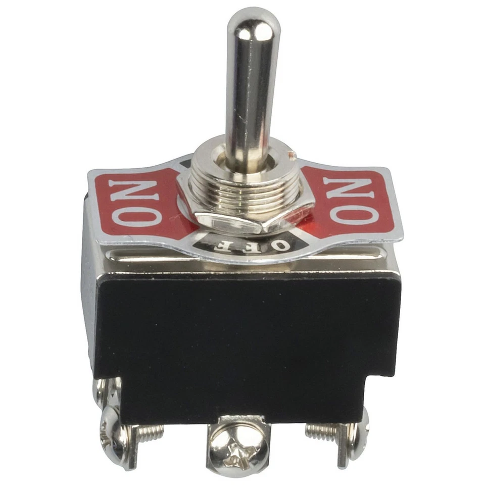 DPDT 6A 240VAC Heavy Duty Centre Off Standard Toggle Switch - image 1 of 1