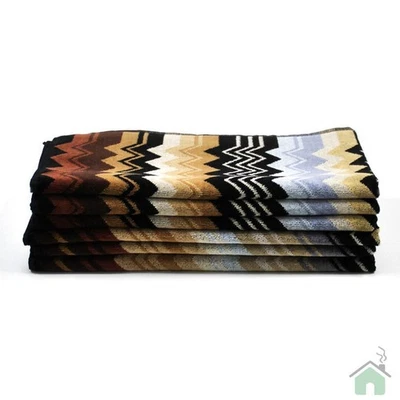 Juego de baño Missoni Home 1 toalla + 1 invitado GIACOMO 160 en zigzag Foto 1 de 2