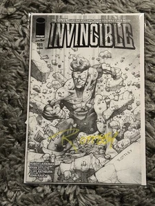 INVINCIBLE #111 SIGNIERT RYAN OTTLEY SKIZZE VARIANTE BILD COMICS COA - Bild 1 von 2
