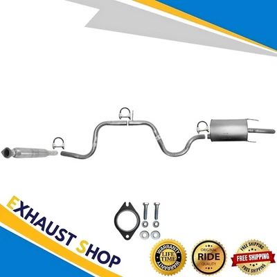 Resonador delantero + tubo trasero + silenciador para 03-05 Buick Century & 03 Pontiac GrandPrix 3,1 L Foto 1 de 4