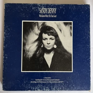 Sandy Denny Who Knows Where The Time Goes Hannibal Records 4 LP Box EX/VG w/book - Picture 1 of 7