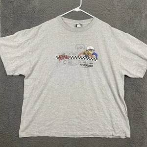 Camiseta De Colección Y2K Speed Racer Talla XXL Gris Dibujos Animados Gogogo Ancla Azul - Imagen 1 de 9