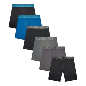 Größe wählbar 6er-Pack und 1 Unterwäsche normales Bein 6" Schrittlänge Boxershorts sportlich - Bild 1 von 8