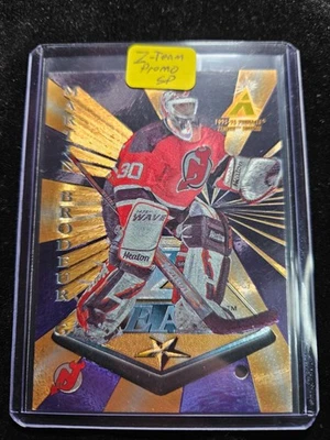 1995-96 Pinnacle Zenith Z-Team Promo Martin Brodeur SSP New Jersey Devils GOAT - Image 1 of 3