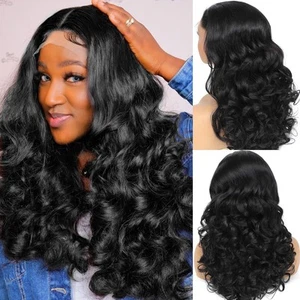 250 Density HD Lace Front Wigs Human Hair Loose Wave 13x4 Lace Front Wigs Hum... - Picture 1 of 6