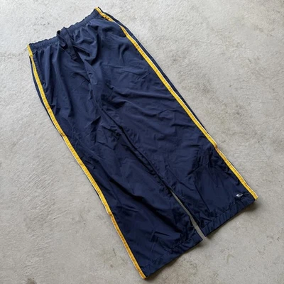 Pantalones deportivos Tek Gear azul marino - rayas amarillas - juveniles XL (18/20) Foto 1 de 4