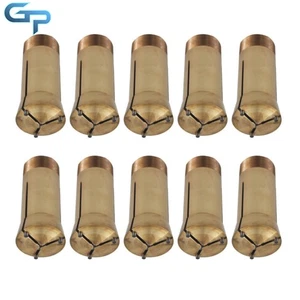 10 Pack High Precision 5C Emergency Brass Collet 1/16" Lathe Milling Holder - Picture 1 of 10