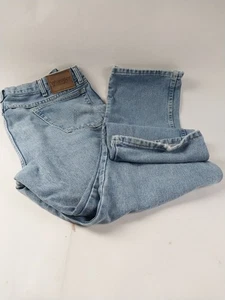 Jeans blu Wrangler leggermente trafilati resistenti taglia 40 x 30 colore abbigliamento gambe - Foto 1 di 10