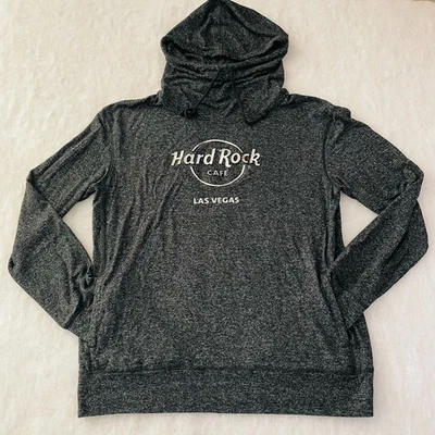 Sudadera con capucha Hard Rock Café Las Vegas para mujer negra carbón manga larga talla 2X-grande Foto 1 de 4