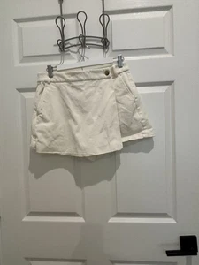 J. Crew Größe 6 elfenbein Denim Skort 3,5 Zoll Schrittlänge - Bild 1 von 3