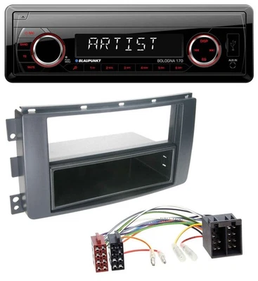 Blaupunkt SD USB 1DIN MP3 AUX Autoradio für Smart ForFour 454 ForTwo 451 ISO - Bild 1 von 4