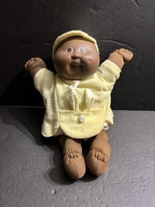 1982 Cabbage Patch Kids Preemie Doll African American Yellow Bunny Outfit Windel - Bild 1 von 11