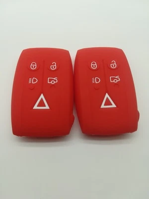 2*Cubierta de llave remota de silicona para Jaguar XF XFR XK XKR KR55WK49244 2007-2012 Foto 1 de 4