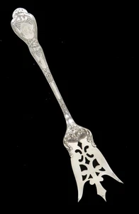 BLACKINTON & CO VERONA STERLINGSILBER 8 1/4" SARDINEN SERVIERGABEL - Bild 1 von 4