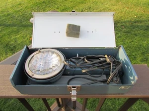 Vintage Smith-Victor Model L8 Movie Flood Spot Light 1960s - Includes Case Works - Picture 1 of 24