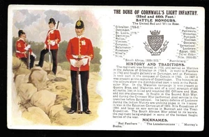The Duke of Cornwall's Light Infantry - Militaria - Carte postale (postcard) - Picture 1 of 2