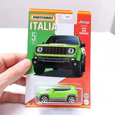 MATCHBOX 2019 JEEP RENEGADE HFF70 ITALIA SCALA 1/64 NUOVA SIGILLATA - Immagine 1 di 4