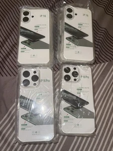 Lotto Custodia Trasparente iPhone 16 Pro/16 Vendita - Foto 1 di 3