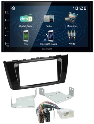 Kenwood 2DIN Bluetooth MP3 USB DAB Autoradio für Mitsubishi Mirage SpaceStar ab - Bild 1 von 4