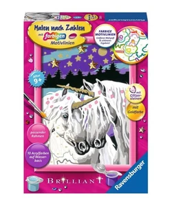 Ravensburger Pintar por números Brilliant Pintar amor unicornio | MnZ Set creativo - Imagen 1 de 2