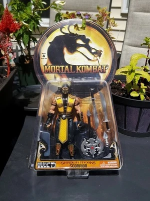 Figura de acción Mortal Kombat SCORPION en CAJA SELLADA Shaolin Monks JAZWARES Foto 1 de 4