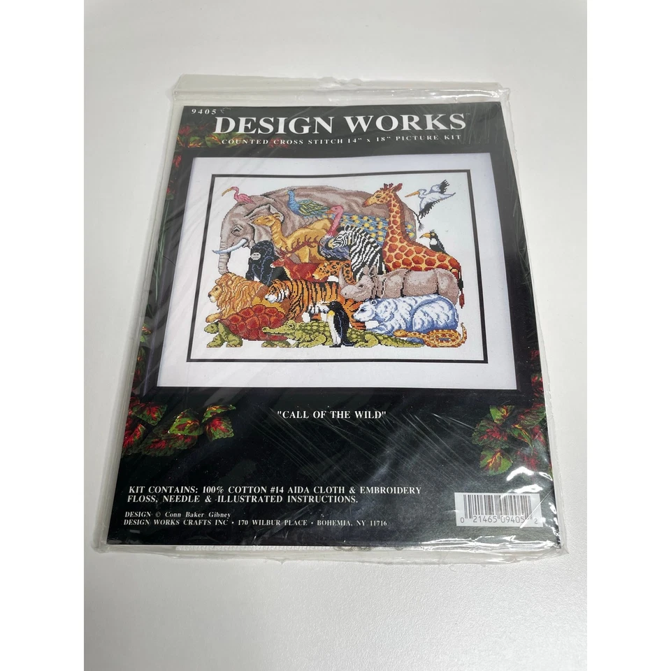 NEW Design Works 9405 Cross Stitch "Call of The Wild" 21" X 18" Kit  - Image 1 of 4
