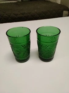 Anchor Hocking Sandwich Smaragdgrün 5 Unzen Saftglas Ersatz 4er Set - Bild 1 von 3