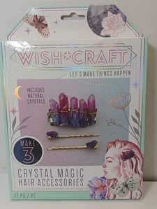 Wish*Craft Crystal Magic Hair Accessories Kit – DIY Set w/ Natural Crystals –... - Picture 1 of 7