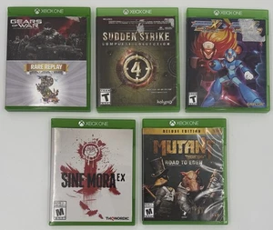 Lotto Xbox One Gears of War Rare Replay Mega Man Sine Mora EX Sudden Strike Mutant - Foto 1 di 4
