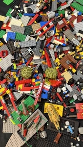 LEGO Bulk Lot 7+ Lbs Mix Bricks Plates Wheels Rare Pieces Cannons Boat Reseller - Picture 1 of 24