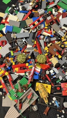 LEGO Bulk Lot 7+ Lbs Mix Bricks Plates Wheels Rare Pieces Cannons Boat Reseller - Image 1 of 4