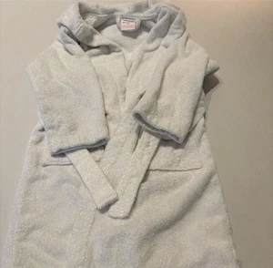 Melsimo Jugend Jungen Mädchen weiß Frottee Baumwolle Kapuze Morgenmantel L Large 8 - Bild 1 von 1