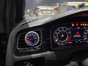 Porta Manometro VW Golf Mk7 52mm - Supporto Bocchetta Aria | Golf 7 Gauge - Foto 1 di 4