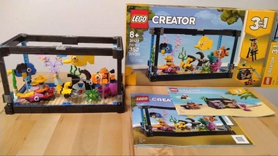 LEGO Aquarium Building Set 31122 Miniature Fish Tank Kit Creative Play Item - Image 1 of 4