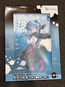 Hololive Street Fighter 6 collaboration acrylic board Hoshimachi Suisei - Picture 1 of 1