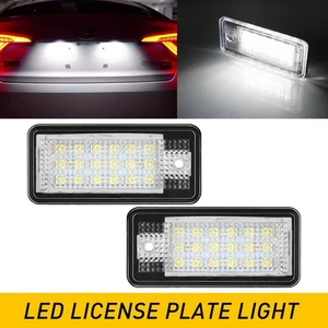 2x White CANBUS LED License Plate Light Blub For 2005-2008 Audi A4 S4 B7 8E 8H f - Picture 1 of 14