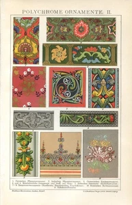 POLYCHROME ORNAMENTS.......Print...1894 - Picture 1 of 1