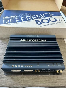 Old School SoundStream Reference 500SX 500 Watt Professional Car Audio Amplifier - Picture 1 of 16