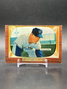 1955 Bowman #138 Davey Williams New York Giants Vintage Baseball Trading Card - Picture 1 of 2