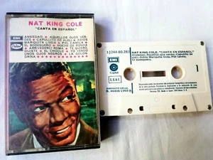 Nat King Cole Canta en Español EMI Cinta cassette 1969 Coleccionista usado - Imagen 1 de 3
