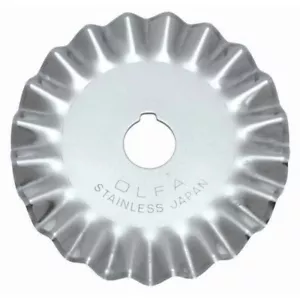 OLFA 45mm Rotary Cutter Pinking Blade - Picture 1 of 1