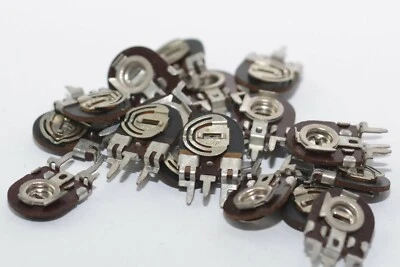 20x Vintage Mini Trimmer / Potentiometer by RFT, 4.7 kOhm Lin., Standing, NOS - Image 1 of 4