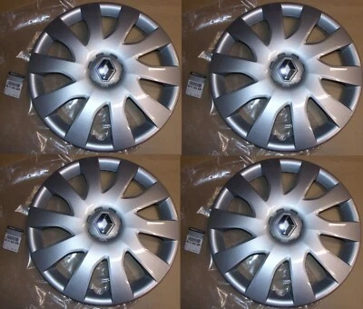 ORI SET 4X ENJOLIVEUR DE ROUE 16'' RENAULT TRAFIC III 403156650R ARGENTE TOP - Photo 1/2