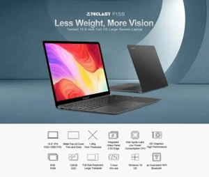 15.6 pouces ordinateur portable Windows 10 ,1920x1080 Intel 8GB RAM 128GB SSD - Photo 1/10