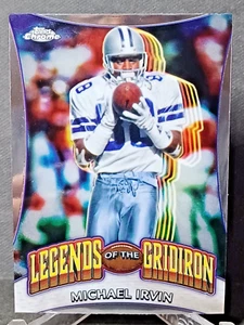 2024 Topps Chrome Football Michael Irvin Legends Of The Gridiron LOG-15 - Picture 1 of 2
