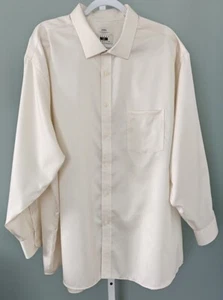 Joseph Abboud Classic Fit Non-Iron Cotton Light Tan Dress Shirt-20 34/35 - Picture 1 of 5