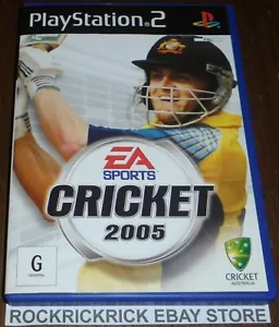 PLAYSTATION 2 GAME EA SPORTS CRICKET 2005 INCLUDES MANUAL PAL - Bild 1 von 3