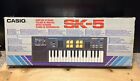 Casio SK-5 Electronic Sampling Keyboard Built-in Microphone Made Japan TESTED