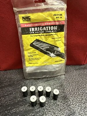 7 Dryconn 61135 King Innovation Waterproof Connectors Outdoor Irrigation B&W - Image 1 of 3