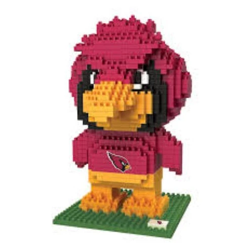 FOCO BRXLZ NFL Arizona Cardinals Big Red Team Mascot 3-D Construction Toy Cover